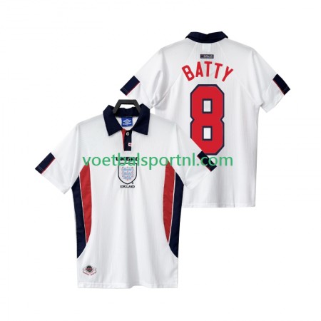 Engeland BATTY 8 Retro Thuis Shirt 1998
